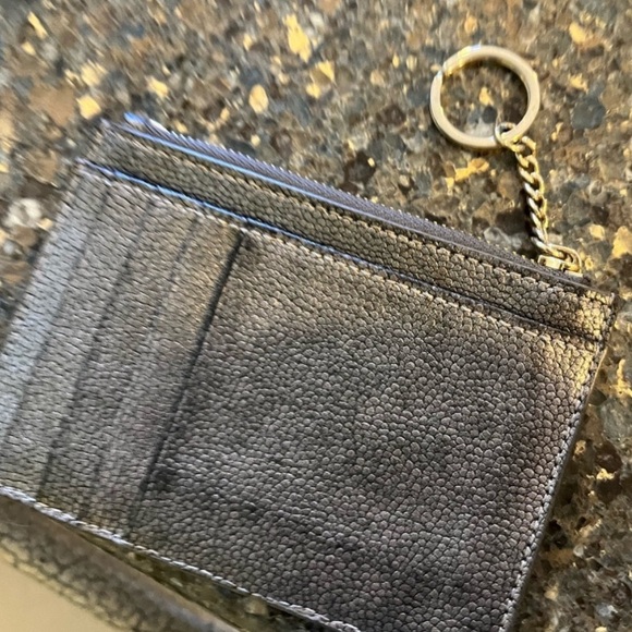 KATE SPADE GLITTERY POUCH WITH ATTACHED KEY RING/KEY CHAIN - Picture 2 of 3